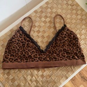 Leopard Bra